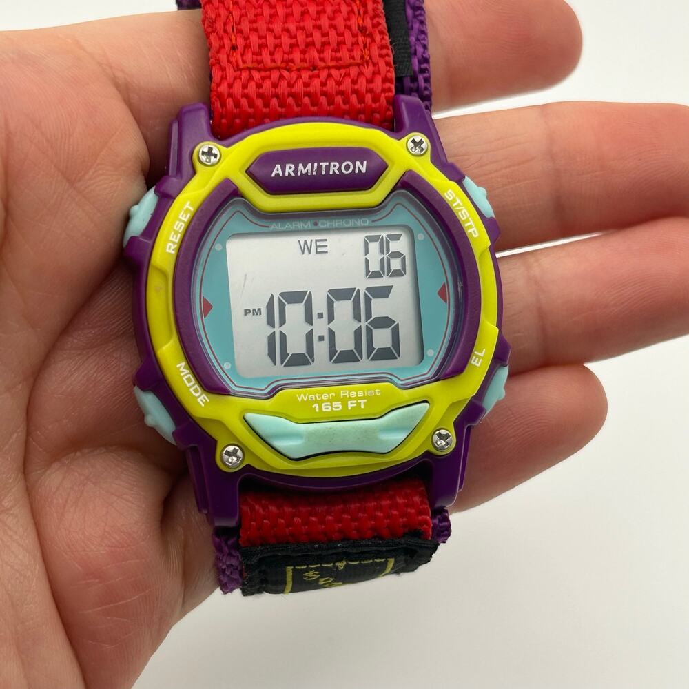 Armitron Sports Unisex Digital Chronograph Watch Working View 6